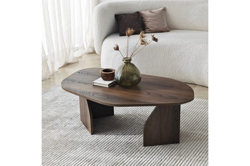 Fredrilla Sofabord 105 cm - Brun - Møbler - Borde - Sofabord