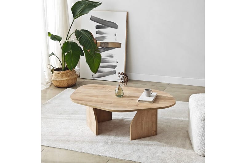 Fredrilla Sofabord 105 cm - Nature - Møbler - Borde - Sofabord