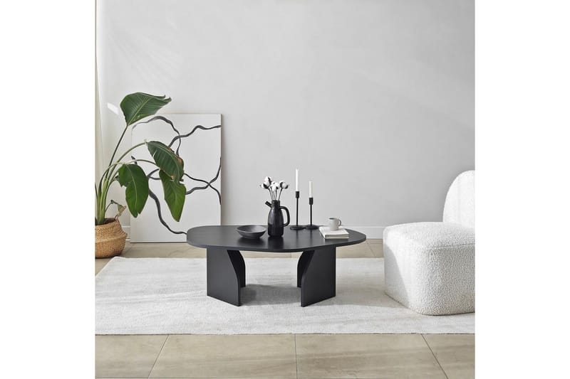 Fredrilla Sofabord 105 cm - Sort - Møbler - Borde - Sofabord