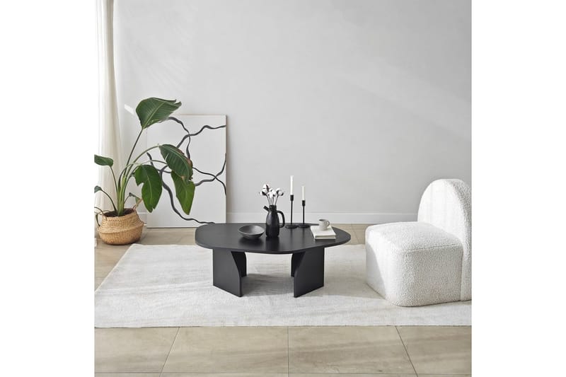Fredrilla Sofabord 105 cm - Sort - Møbler - Borde - Sofabord