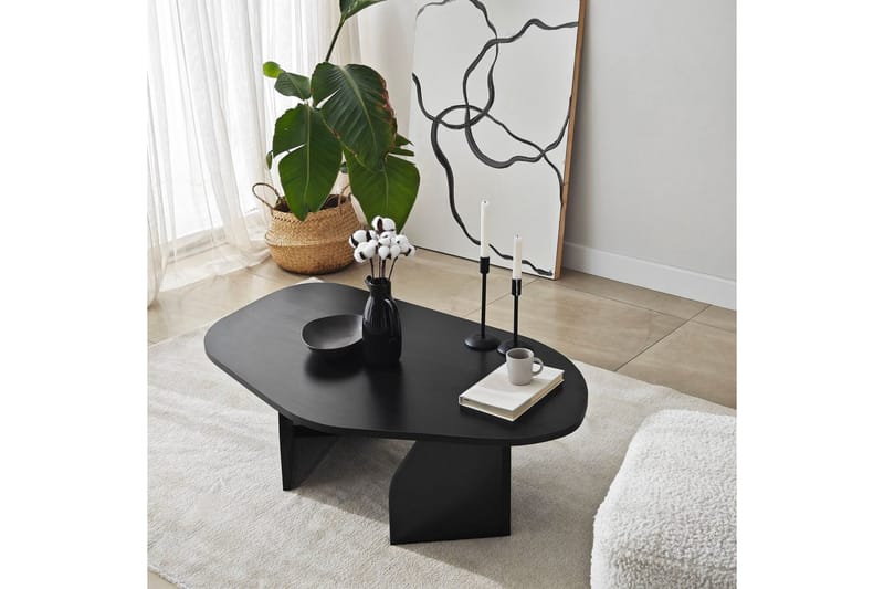 Fredrilla Sofabord 105 cm - Sort - Møbler - Borde - Sofabord