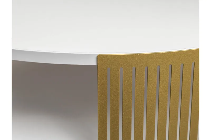 Friend Sofabord 75 cm - Guld/Sort - Møbler - Borde - Sofabord