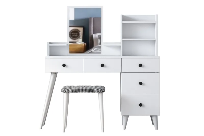 Fynnian Sminkebord 122,2 cm, Hvid
