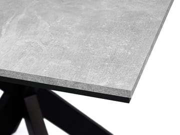 Fynrel Spisebord 90 cm Kvadratisk - Sort/Hvid - Møbler - Borde - Spisebord og køkkenbord