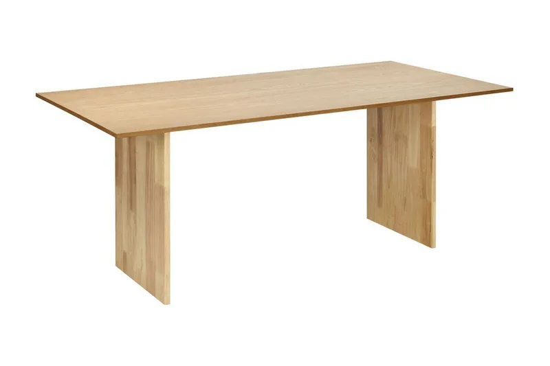 Fyrsil Spisebord 90 cm Rektangulært, Lyst træ