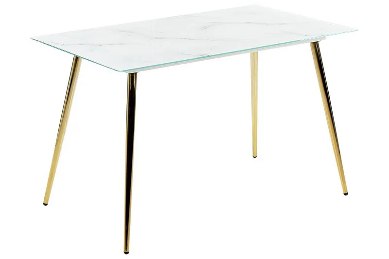 Gabriela Spisebord 70x120 cm, Hvidt Guld