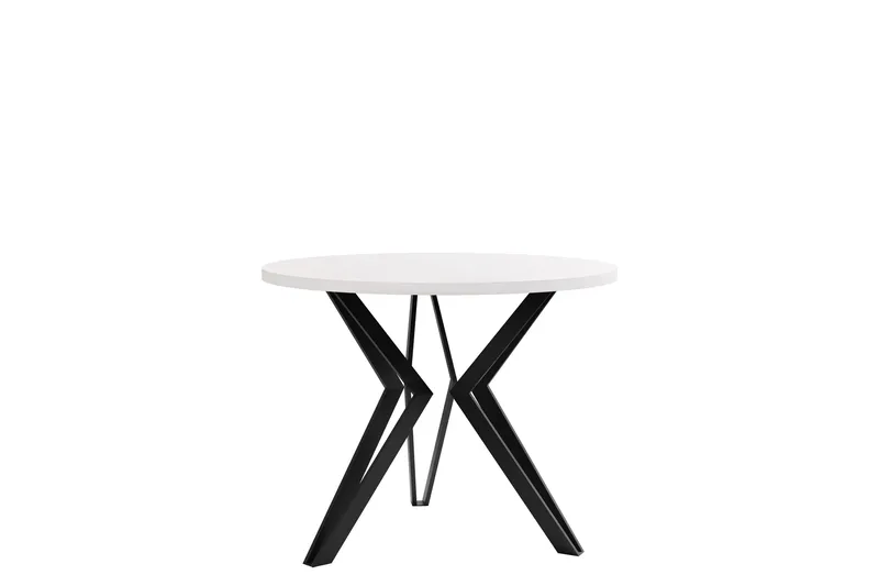 Gaddi Sofabord 65 cm, Hvid/Sort