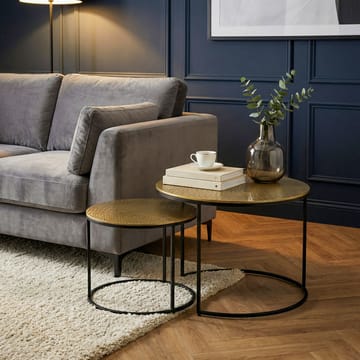Galova sofabord 60 cm sæt med 2 - Sølv og sort - Møbler - Borde - Sofabord