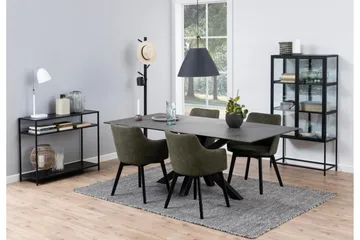 Ganesh Spisebord 100 cm Rektangulært - Sort - Møbler - Borde - Spisebord og køkkenbord