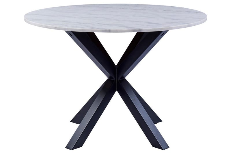 Ganesh Spisebord 110 cm Rund - Hvid - Møbler - Borde - Spisebord og køkkenbord