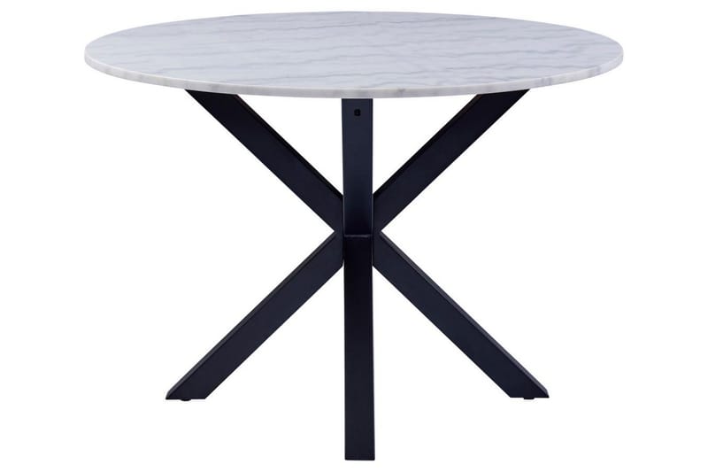 Ganesh Spisebord 110 cm Rund - Hvid - Møbler - Borde - Spisebord og køkkenbord