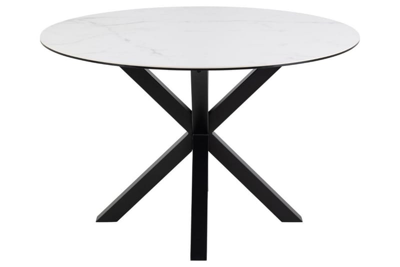 Ganesh Spisebord 119 cm Rundt - Hvid - Møbler - Borde - Spisebord og køkkenbord