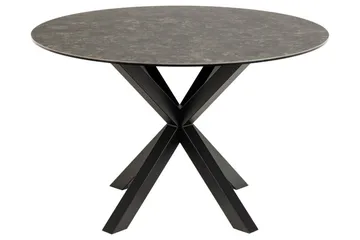 Ganesh Spisebord 119 cm Rundt - Sort - Møbler - Borde - Spisebord og køkkenbord