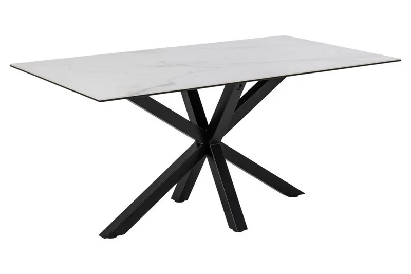 Ganesh Spisebord 90 cm Rektangulært, Hvid