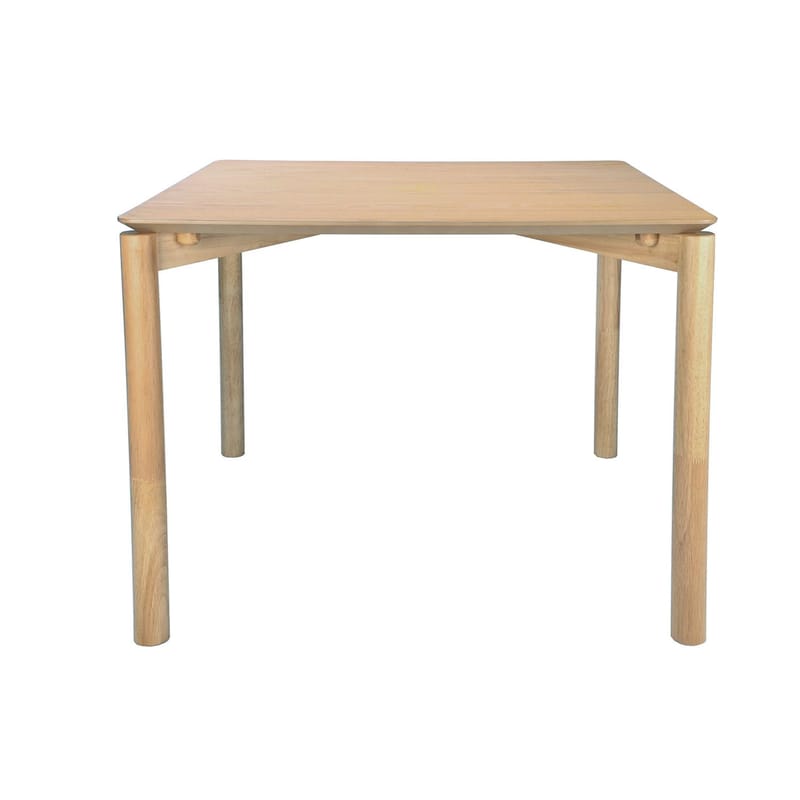 Gardenia Lille Kvadratisk Spisebord 90 cm i Træ med Egetræsudseende - Brun - Møbler - Borde - Spisebord og køkkenbord