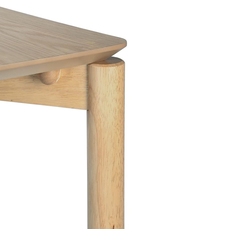 Gardenia Lille Kvadratisk Spisebord 90 cm i Træ med Egetræsudseende - Brun - Møbler - Borde - Spisebord og køkkenbord