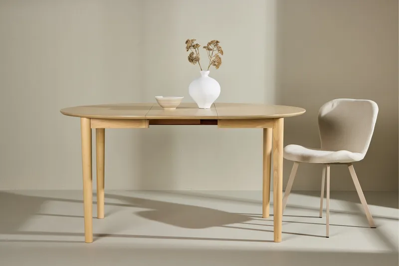 Gilda Spisebord 110 cm Rundt - Hvidvasket - Møbler - Borde - Spisebord og køkkenbord