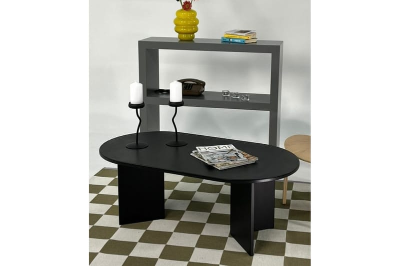 Glenure Sofabord 110 cm - Sort - Møbler - Borde - Sofabord
