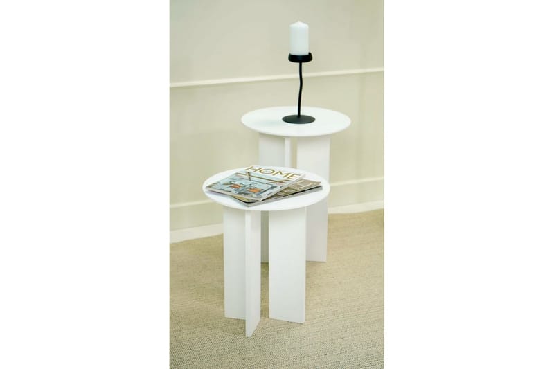Glenure Sofabord 40 cm - Hvid - Møbler - Borde - Sofabord