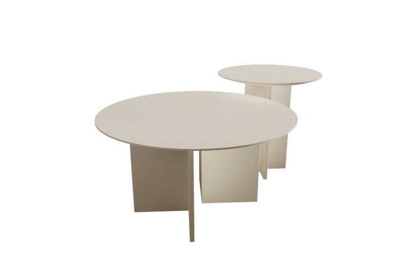 Glenure Sofabord 80 cm - Cremevhid - Møbler - Borde - Sofabord