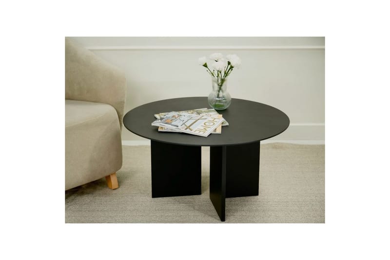 Glenure Sofabord 80 cm - Sort - Møbler - Borde - Sofabord
