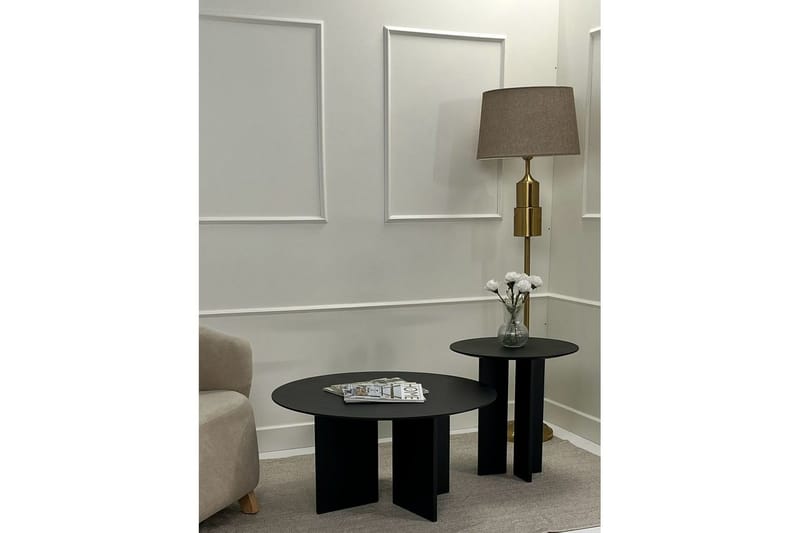 Glenure Sofabord 80 cm - Sort - Møbler - Borde - Sofabord
