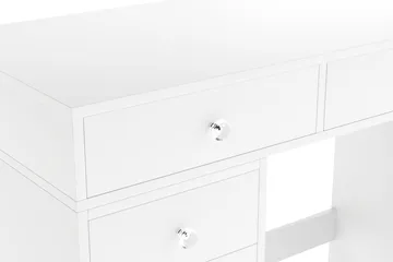 Glow Stort sminkebord uden spejl - Opbevaring med skuffer 120 cm - Hvid - Møbler - Borde - Sminkebord & konsolbord