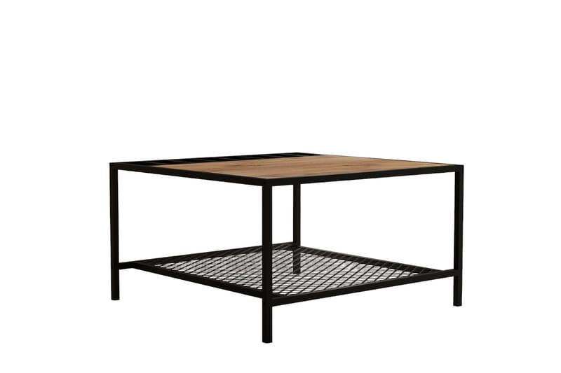 Gomis Sofabord 80 cm - Brun/Sort - Møbler - Borde - Sofabord