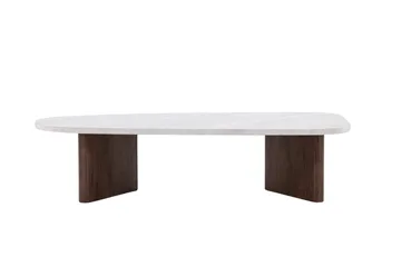 Grönvik Sofabord 130x65 cm - Lysegrå - Møbler - Borde - Sofabord