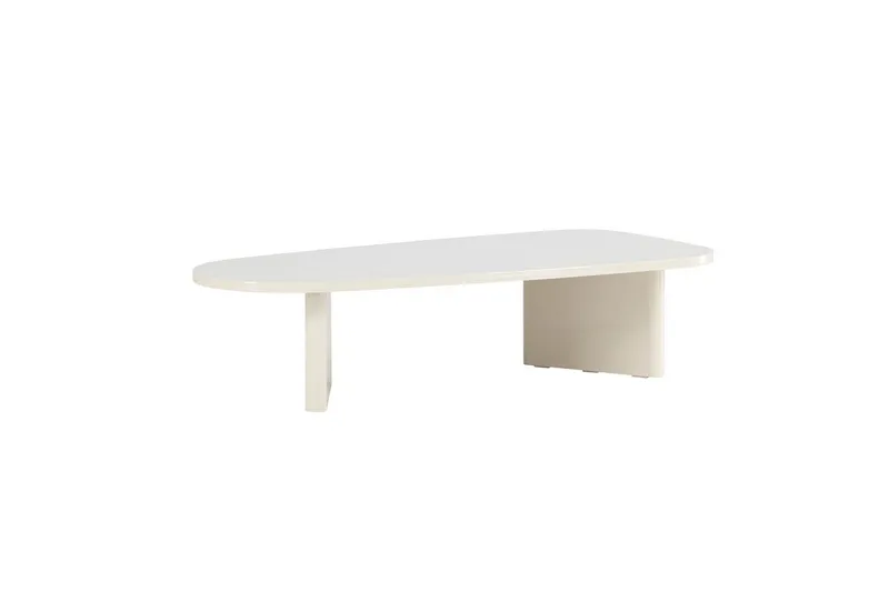 Grönvik Sofabord 135x65 cm i Malet Træ - Cremehvid - Møbler - Borde - Sofabord