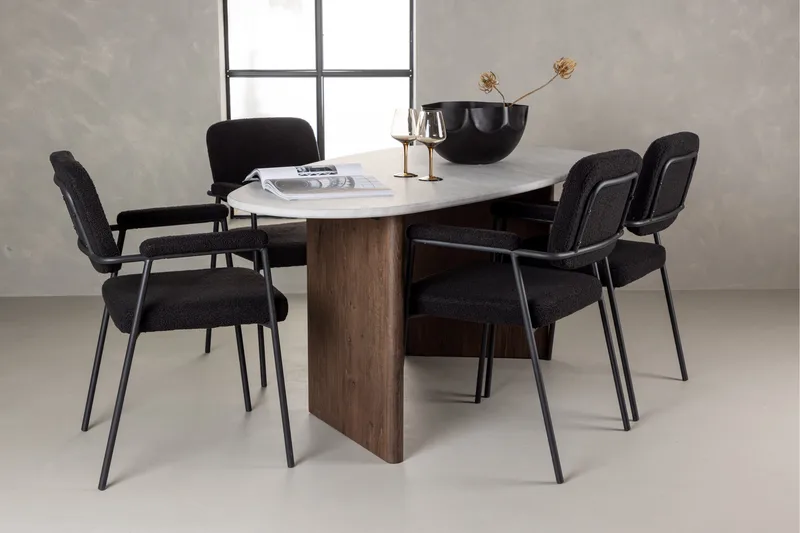 Grönvik Spisebord 90 cm - Lys grå - Møbler - Borde - Spisebord og køkkenbord