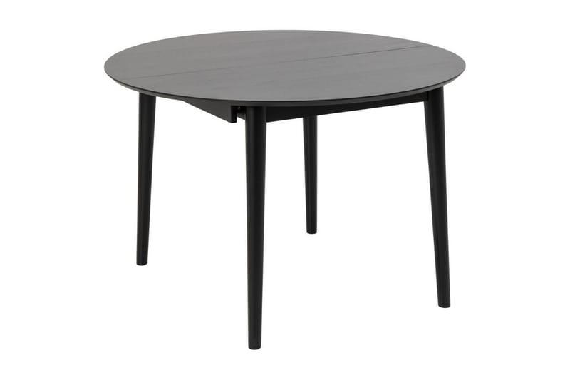 Grasonville Udtrækkelig Spisegruppe 115-154 Cm + 4 Spisestuestole - Sort - Møbler - Borde - Spisebordssæt