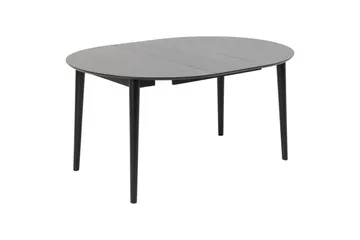 Grasonville Udtrækkelig Spisegruppe 115-154 Cm + 4 Spisestuestole - Sort - Møbler - Borde - Spisebordssæt