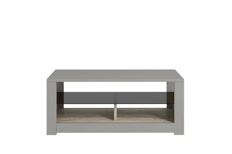 Griselda Sofabord 90 cm - Grå/Travertin - Møbler - Borde - Sofabord