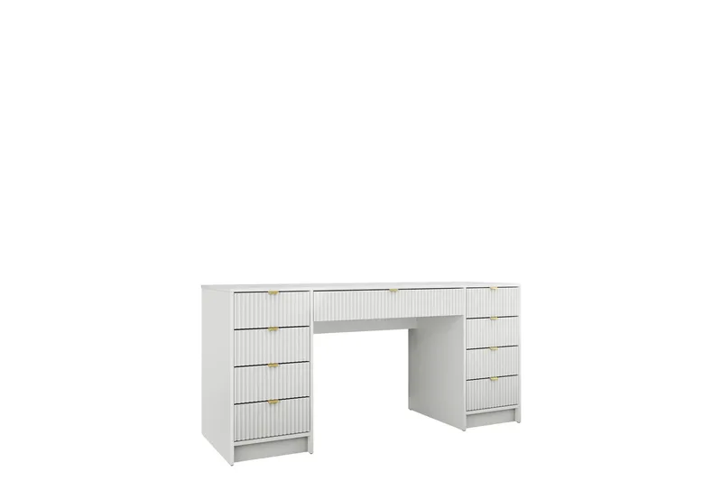 Gudelia Sminkebord 154 cm, Hvid