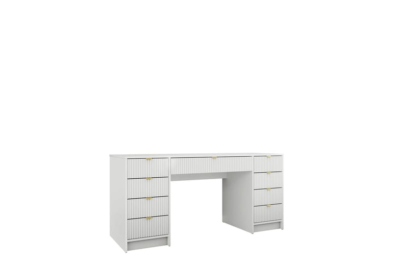 Gudelia Sminkebord 154 cm, Hvid