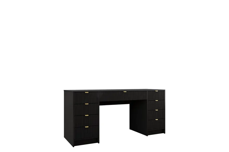 Gudelia Sminkebord 154 cm, Sort