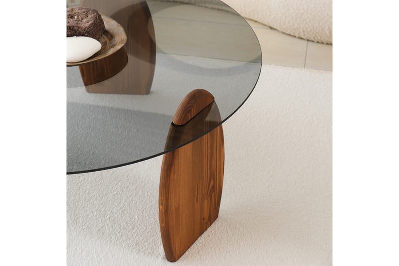 Guinn Sofabord 90 cm - Brun - Møbler - Borde - Sofabord