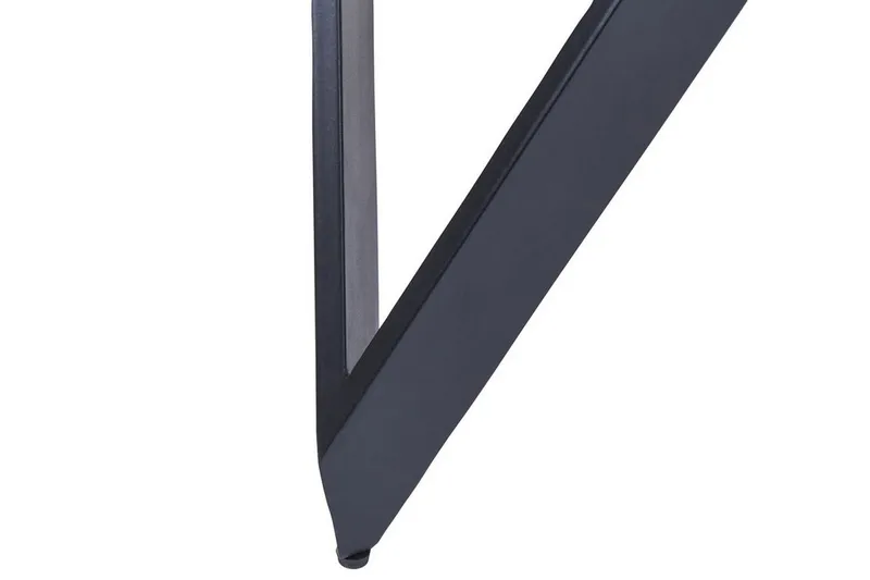 Gunden Rundt Spisebord 120 cm med Metaludseende - Sort - Møbler - Borde - Spisebord og køkkenbord
