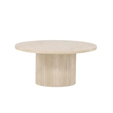 Härön Sofabord 80 cm - Beige - Møbler - Borde - Sofabord