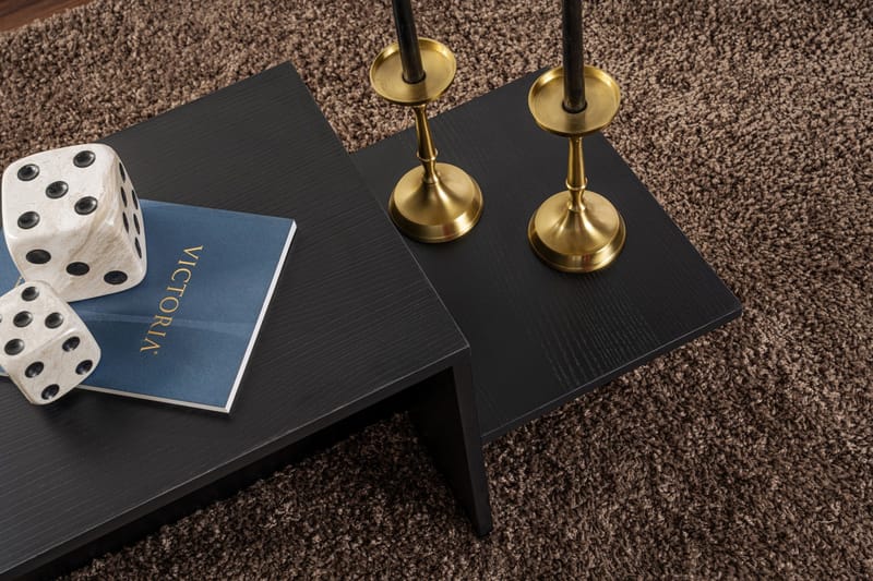 Harmony Fabrony sofabord 80x40 cm Svart - Møbler - Borde - Sofabord