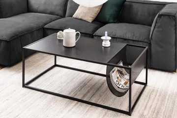 Hartsoe Sofabord 60 cm - Sort - Møbler - Borde - Sofabord