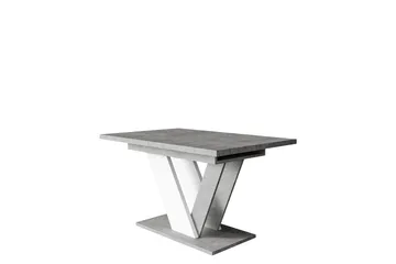 Harumi Matbord 120 cm Rektangulær - Grå/Hvid - Møbler - Borde - Spisebord og køkkenbord