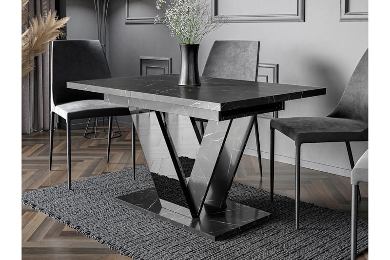 Harumi Spisebord Rektangulært - Sort - Møbler - Borde - Spisebord og køkkenbord