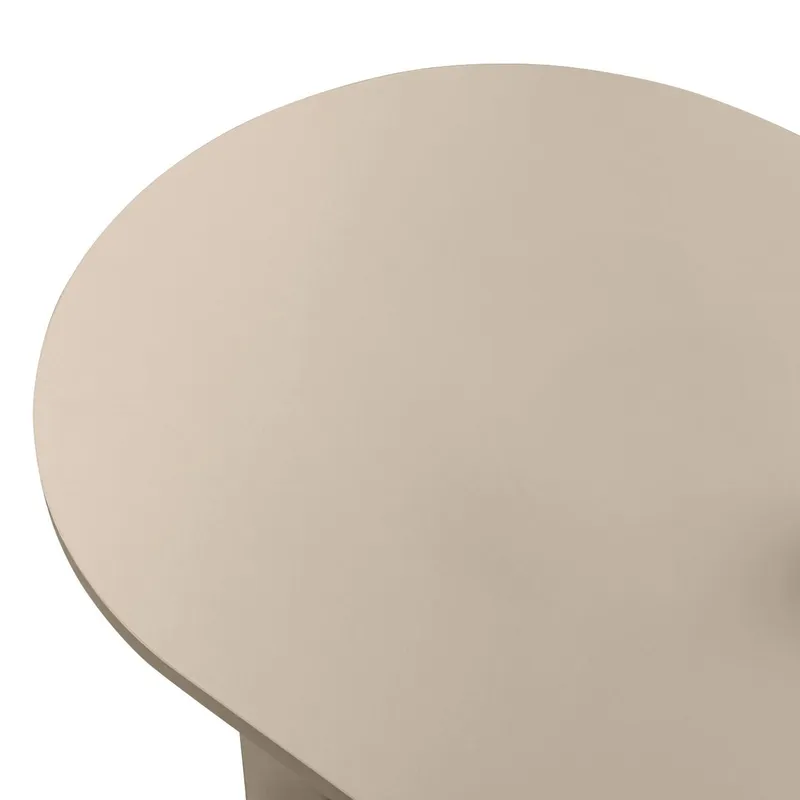 Hasina sofabord 119 cm ovalt - Mink - Møbler - Borde - Sofabord