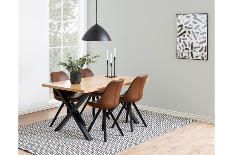Havenford Spisebord 160 cm - Natur - Møbler - Borde - Spisebord og køkkenbord