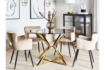 Hayder Spisebord 105 cm Rund - Møbler - Borde - Spisebord og køkkenbord
