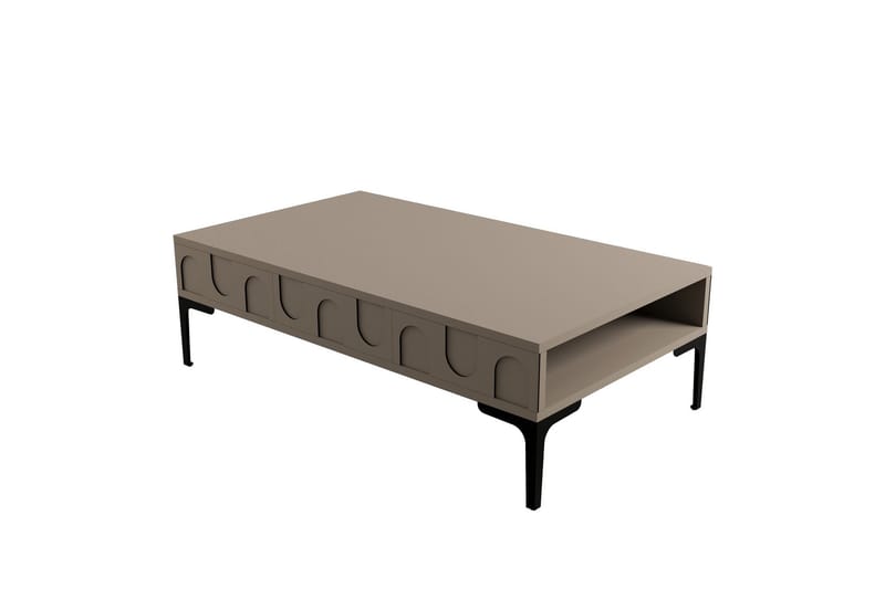 Hazim Sofabord 105 cm - Sort - Møbler - Borde - Sofabord