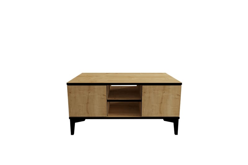 Highbank Sofabord 90 cm - Brun/Eg/Sort - Møbler - Borde - Sofabord