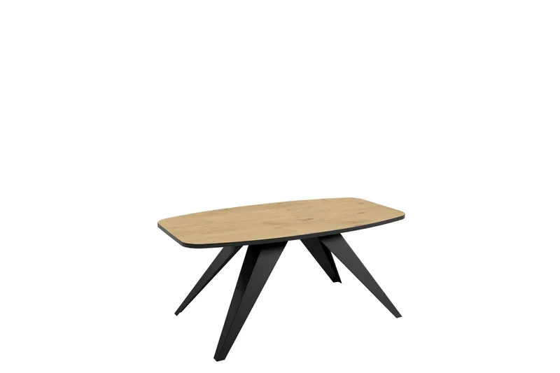 Hilts Sofabord 120 cm, Sort/Beige